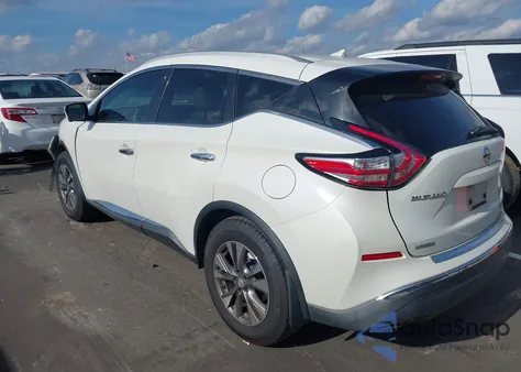 2015 Nissan Murano Sl from USA, damaged, VIN 5N1AZ2MG1FN208845